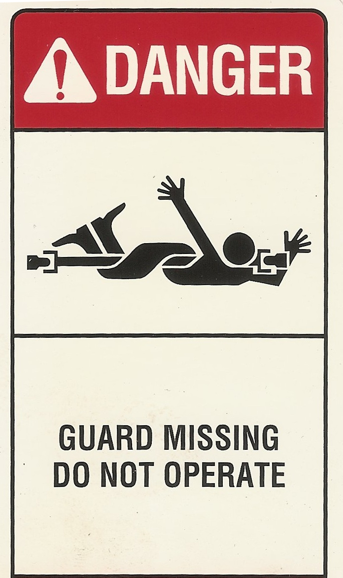 210239 - SAFETY SIGN - INNER GUARD : 