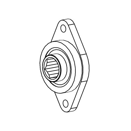 thumbnail image 2 of SpinCo 207KPPB57 1-1/4" Hex Special Ag Bearing - 213025 Replacement 2 of 6