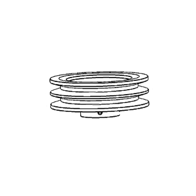 521773 - BLADE SPINDLE PULLEY 4.4" : 