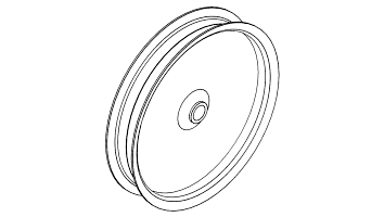 527097 - IDLER PULLEY-7" OD PLATED : 