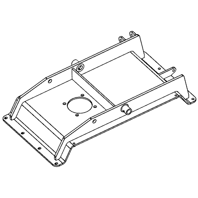 607190 - TDR-30 GEARBOX MOUNT WING L.H. : 
