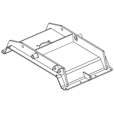607214 - TDR-30 GEARBOX MOUNT WING R.H. : 